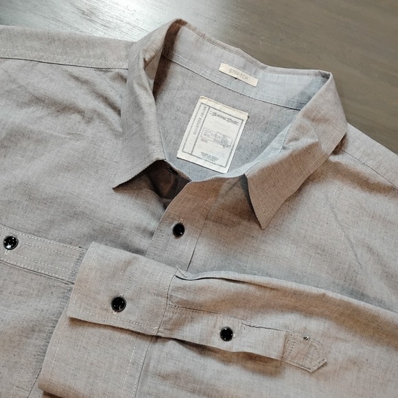 Alexander Julian Colours Shirt Men's 2XL Light Gray Long Sleeve Button Down - Picture 1 of 10